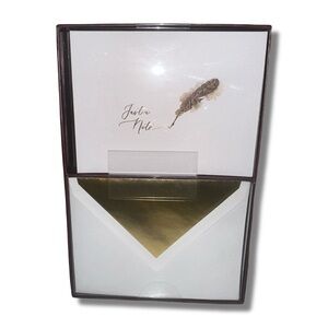 10pc “Just a Note” Blank Cards w/ Envelopes Set